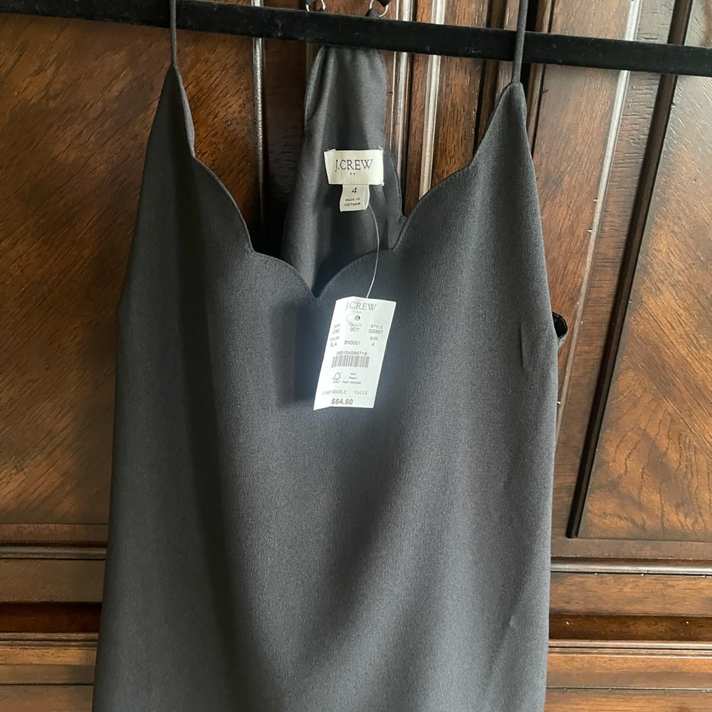 Jcrew scalloped tank new